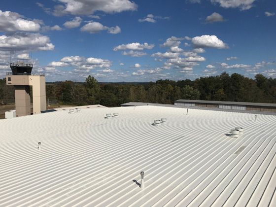 Silo Metal Roof Repair