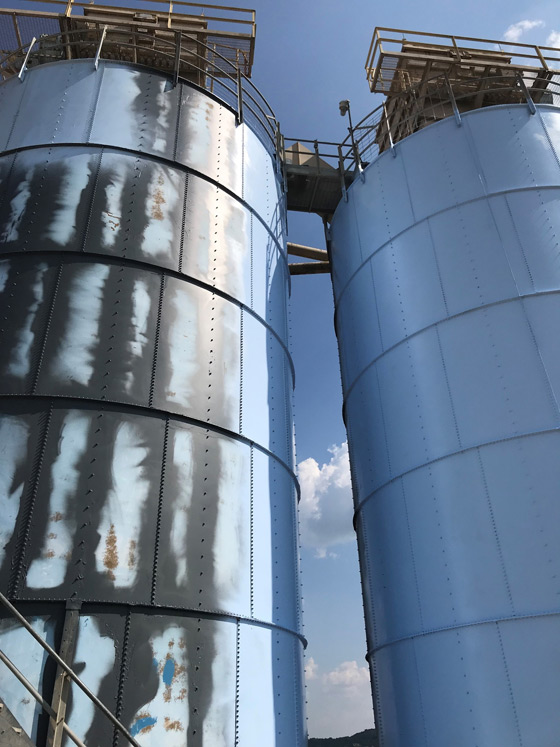 steel silos, tanks, vessels